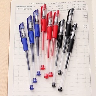 ปากกาเจล(สีน้ำเงิน/แดง/ดำ) หัว0.5 มม. (อุปกรณ์การเขียน การเรียน นักเรียน)