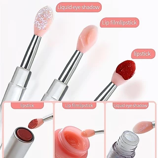 แปรงทาปากนุ ่ มพร ้ อมฝาครอบซิลิโคนหัว Lip Applicator แปรงแต ่ งหน ้ าพร ้ อมฝาปิดริมฝีปากเครื ่ องสําอางผู ้ หญิงความงามแต ่ งหน ้ าเครื ่ องมือ
