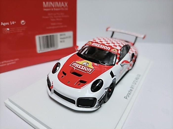Spark 1 43 保时捷GT赛车模型 Mission Porsche 911 GT2 RS CS