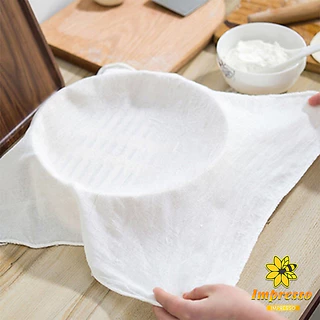 Impresso ผ้าขาวบาง(เล็ก) สำหรับนึ่งอาหาร สามารถซักแล้วนำกลับมาใช้ใหม่ได้ Steamer mat