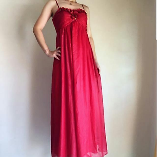 ️ Marry Merry Red Evening Gown/Dinner Dress/Bridal Gown