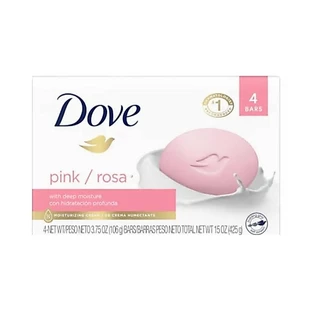 Dove โดฟสบู่ก้อน Dove Bar Soap 1 แพ็ค​ ขนาด 106 กรัม x 4 ก้อน