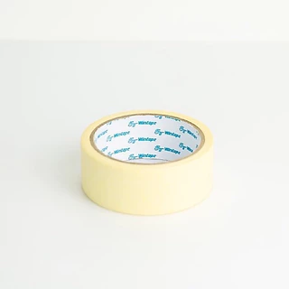 เทปย่น 20 หลา ซื้อยกแพ็คถูกกว่า Masking tape 7 ขนาด 12,18, 24, 36, 48, 60, 72 มม. เทปกระดาษกาวย่น เทปกาวย่น กาวหนังไก่