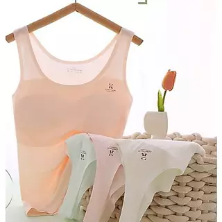 เสื้อซับไร้ขอบฟองน้ำเย็บติดตัวยาว