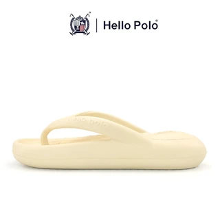 Hello Polo รองเท้าแตะผู้หญิง รองเท้าแตะลำลอง แบบหนีบ 4CMพื้นหนา สำหรับผู้ชายและผู้หญิง กันลื่น พื้นนิ่ม HP8022