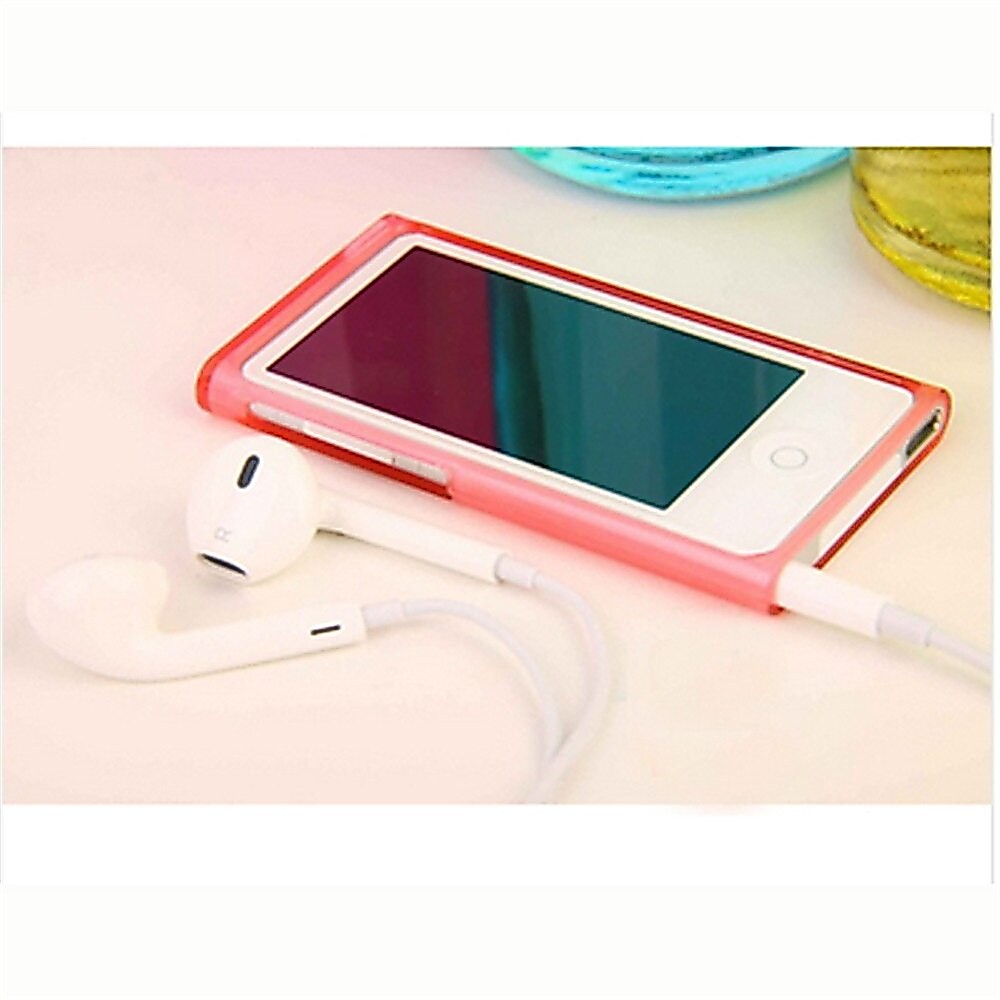 สําหรับ Apple iPod Nano 7 7G รุ่นที่ 7 Candy Color Soft TPU Case Cover