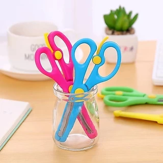 litai กรรไกรความปลอดภัยของเด็ก เหมาะสำหรับการตัดกระดาษทำมือ DIY สำหรับเด็ก