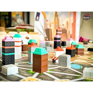 [มาใหม่ ขายดี] Tower Up ก่อร่างสร้างเมือง (TH/EN) บอร์ดเกม board game
