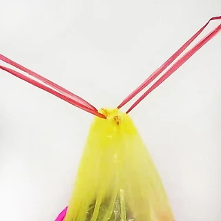 Sanli ถุงขยะสีดำ เนื้อเหนียว ไม่สกปรก ถุงขยะ แบบมีเชือกรูด-40x45cm
