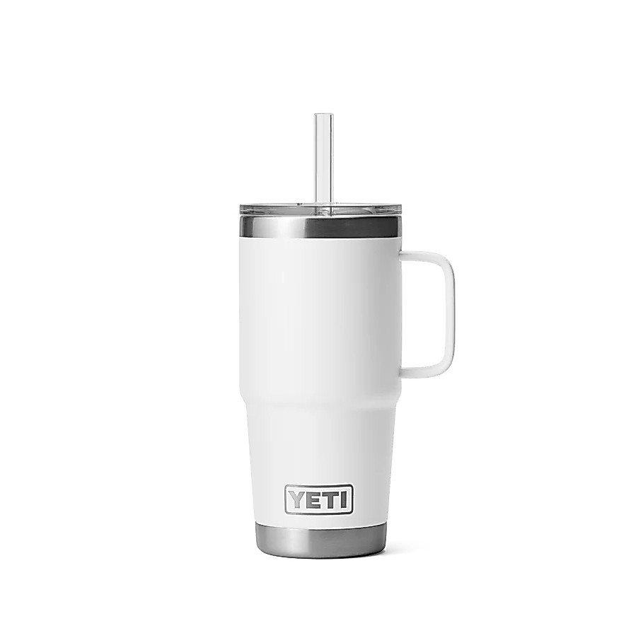YETI แก้วเยติ เก็บความเย็น รุ่น RAMBLER 25 OZ MUG WITH STRAW LID