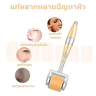 ลูกกลิ้งแก้ปัญหาหลุมสิว ริ้วรอย รูขุมขนกว้าง Derma ZGTS 192 วัสดุไทเทเนียม ลดรอยสิว ผิวแตกลาย