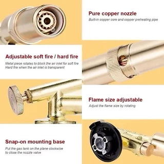 YP-411 หัวพ่นแก๊สกระป๋องของแท้ มีระบบกันไฟลุกท่วม