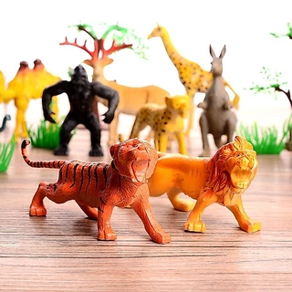 ของเล่นจำลอง 53 ชิ้น ของเล่นเสริมจินตนาการ ของเล่นสวนสัตว์จำลอง ฟิกเกอร์ Figures โมเดล Model สวนสัตว์จำลอง ZOO
