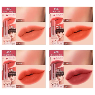 Cathy Doll มินิ ลิปแมทท์ ทาปากและแก้ม Mini Lip & Cheek Nude Matte Tint เคที่ดอลล์ สีชัด 2.1 กรัม