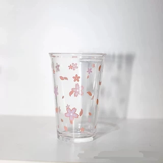 🌸พร้อมส่ง🌸 แก้วมัทฉะ แก้วน้ำลายซากุระ sakura เนื้อหนาพิเศษ ทรงสวย ใส่เครื่องดื่ม และแต่งบ้านได้
