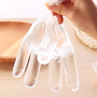 ถุงมือพลาสติกแบบใช้แล้วทิ้ง ถุงมือพลาสติกอเนกประสงค์ ถุงมือเเบบใช้แล้วทิ้ง 100ชิ้น(50) คู่