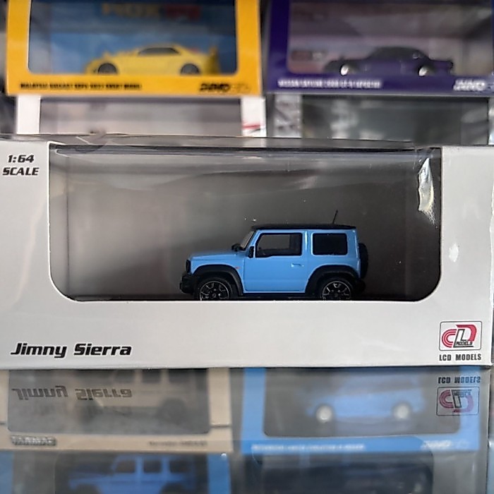 LCD 1: 64 Suzuki Jimny Suzuki Jimny รถออฟโรดจําลองรถโลหะผสมรุ่นเครื่องประดับ