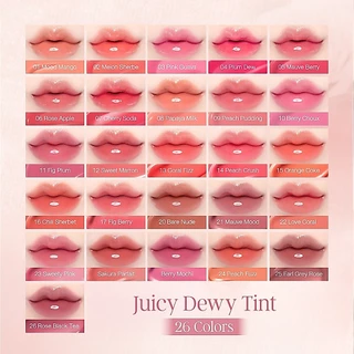 dasique Juicy Dewy Tint (26 Colors) #เดซีค ลิปทินท์, ลิปสติก