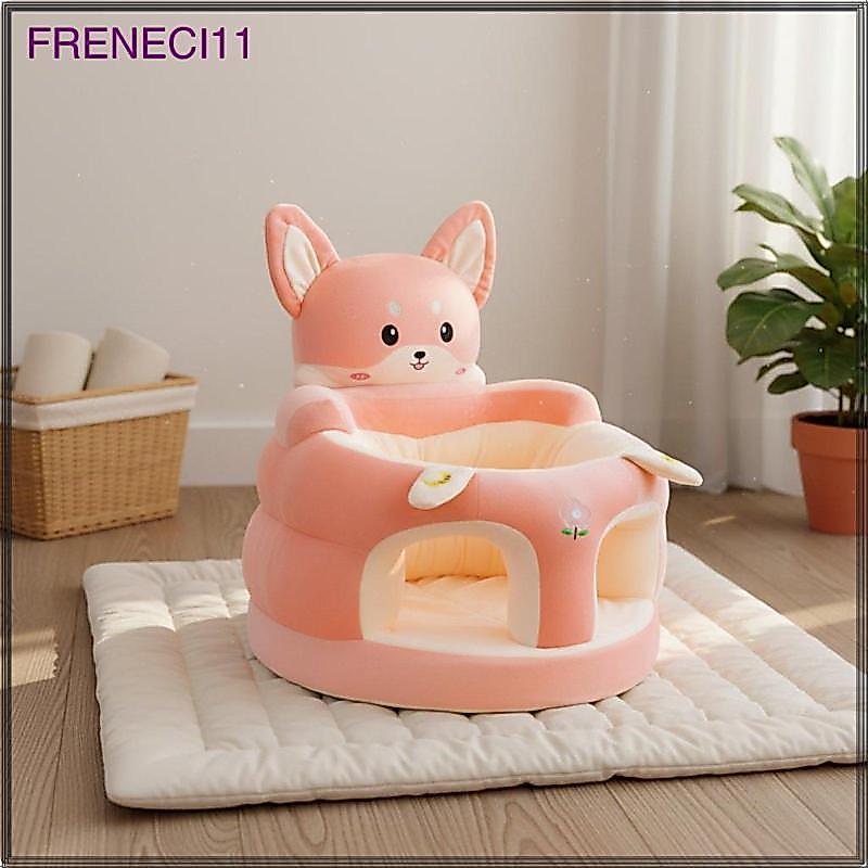 [freneci11] Plush Children Support Seat High Back Baby Resting Chair โซฟาเด็กทารกสําหรับห้องนอน Nurs