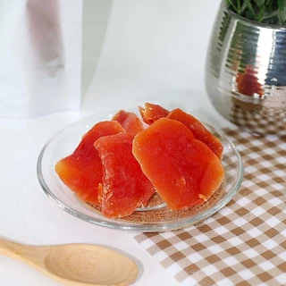 มะละกอสไลด์อบแห้งสีธรรมชาติ TANTANFOOD Dehydrated Papaya Slice, Natural