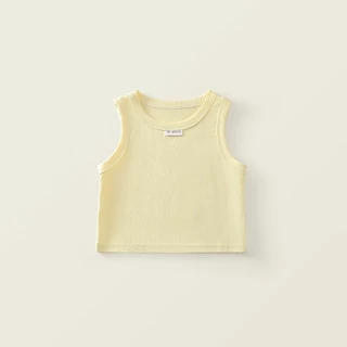 Hania kids พร้อมจัดส่ง เสื้อกล้ามแขนกุดแฟชั่นเด็กผู้หญิงสีพื้น ผ้านิ่มใส่สบาย ผ้าฝ้าย K3120037