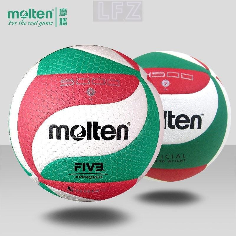 Molten V5M4500 V5M5000 ขนาด 5 วอลเลย์บอลการแข่งขันการฝึกอบรม Soft PU ในร่ม/กลางแจ้ง Soft Beach