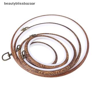 [beautyblissbazaar] เครื่องมือเย็บผ้ารอบสีไม้เย็บปักถักร้อย Hoops ชุดกรอบเย็บปักถักร้อยพลาสติก [TH]