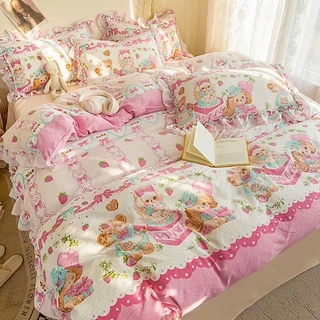 ผ้าห่ม ผ้านวมขนาด6ฟุต รุ่น Cozyพรีเมี่ยม เนื้อผ้าดี สีไม่ตกลายมินิมอลน่ารัก ผ้าcotton100% ห่มสบาย