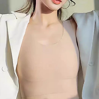 บราไร้ตะเข็บ พันแน่น ดีไซน์กว้าง กันลื่น นุ่ม ใส่สบาย มีสไตล์