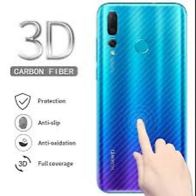 Huawei Nova series Nova 2i Nova 2 Lite Nova 3e Nova 3i Nova 4 Nova 4e Carbon Fibre สติกเกอร์ฟิล์มด้า