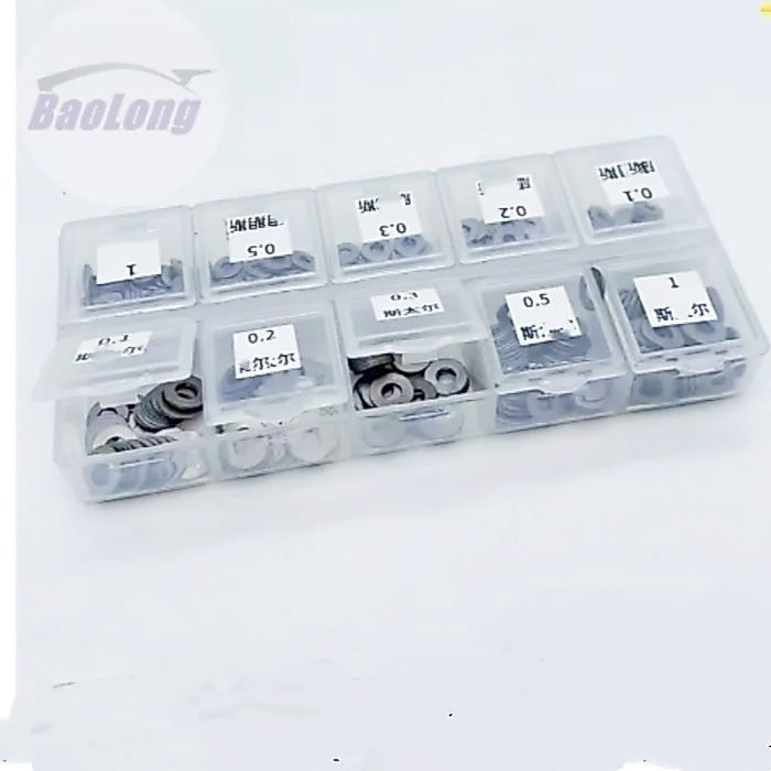 500PCS Electric Injection Pump Nozzle Adjustment Aluminum Pad Repair Kit 3X7
