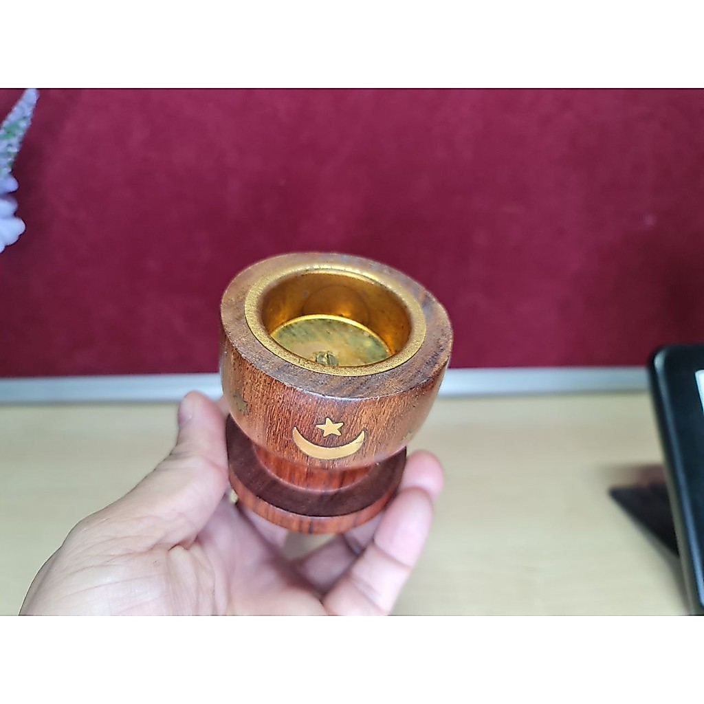 MABKHARA CRESCENT KAYU MINI CRESCENT WOODEN MABKHARA (มินิ)