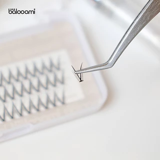 ที่คีบขนตา บาลูเอมิ balooami lash tweezers ถนัดมือ มุมไม่แหลม คุณภาพดี