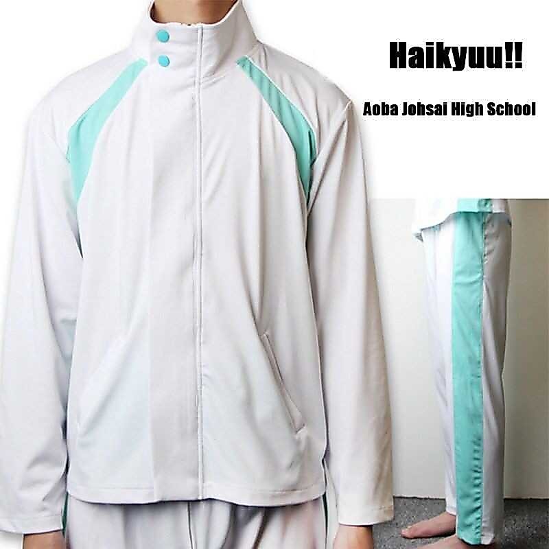 LY เสื้อโค้ท แขนยาว สไตล์คอสเพลย์อะนิเมะ Haikyuu Aoba Johsai Hig