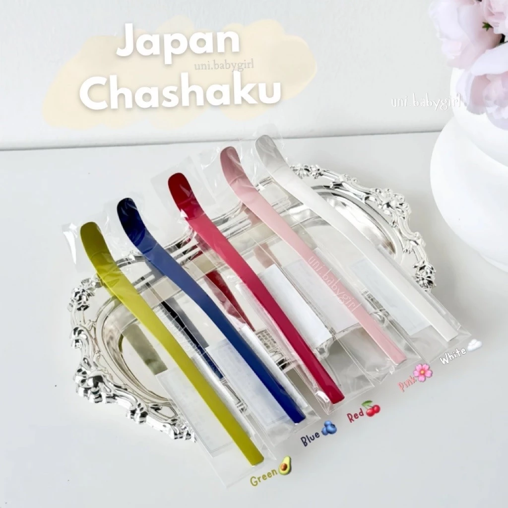 ☆ พร้อมส่งด่วน(𝚌𝚑𝚊𝚜𝚑𝚊𝚔𝚞‬ 𝚖𝚊𝚍𝚎 𝚒𝚗 𝚓𝚊𝚙𝚊𝚗)‬ - ไม้ตักผงมัทฉะ งานช่างไม้ญี่ปุ่น แท้100%
