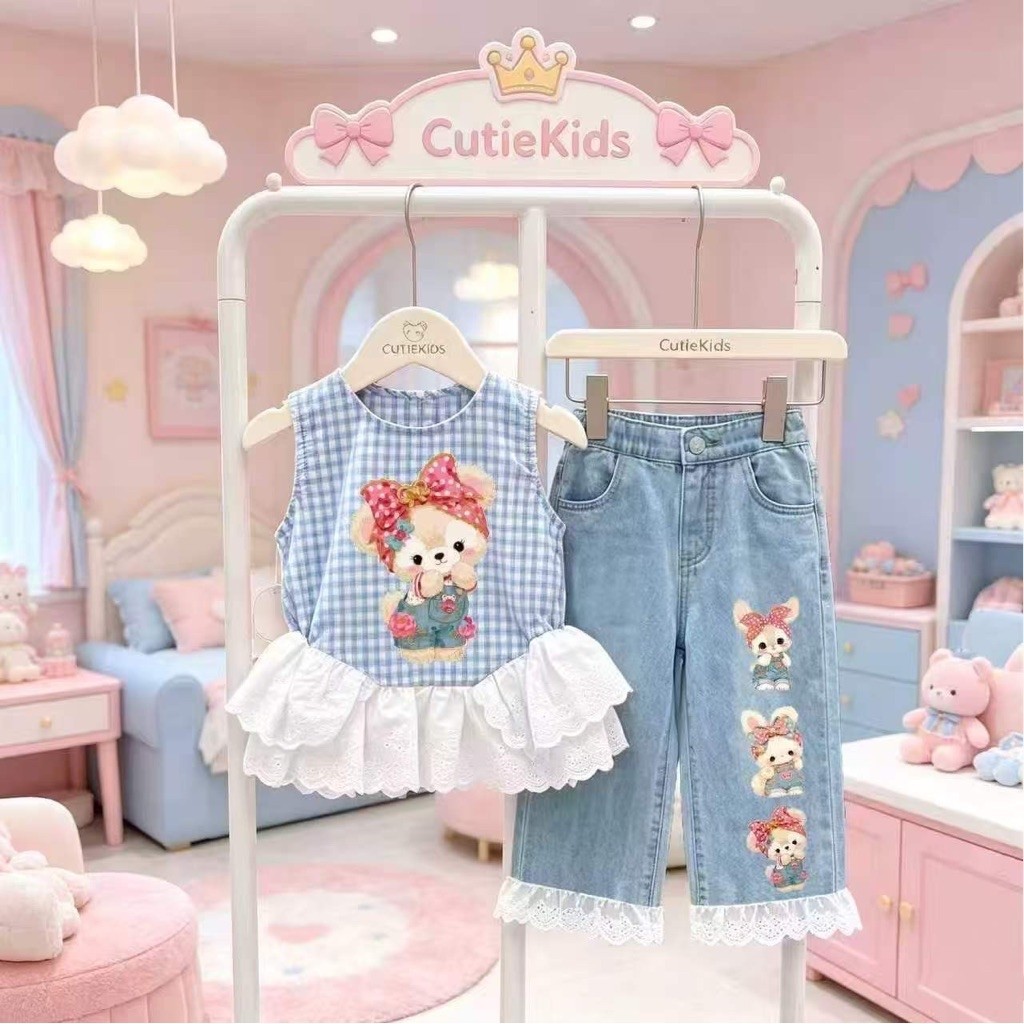 (พร้อมส่ง) ชุดเซตเสื้อกางเกง ผ้าเกรดดีงานตรงปก ใส่เที่ยวสบายๆ