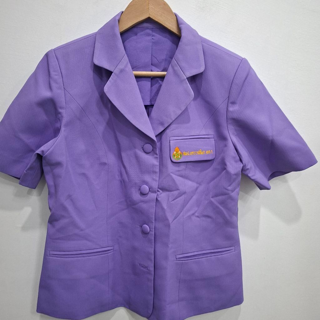 AUG 26/19 เสื้อ สพป.นครราชสีมา เขต 1 อก 36×ย22 นิ้ว มือสอง