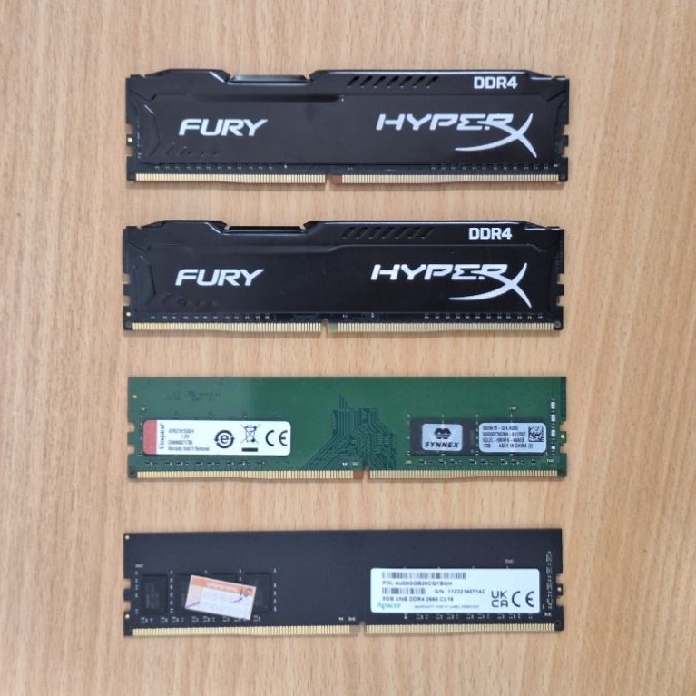 DDR4 4GB 8GB บัส 2133 2400 2666