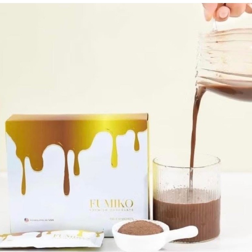 Fumiko โกโก้พรีเมี่ยม สูตรคุมหิว หอม มัน อร่อย แบบแบ่งขาย5ซอง