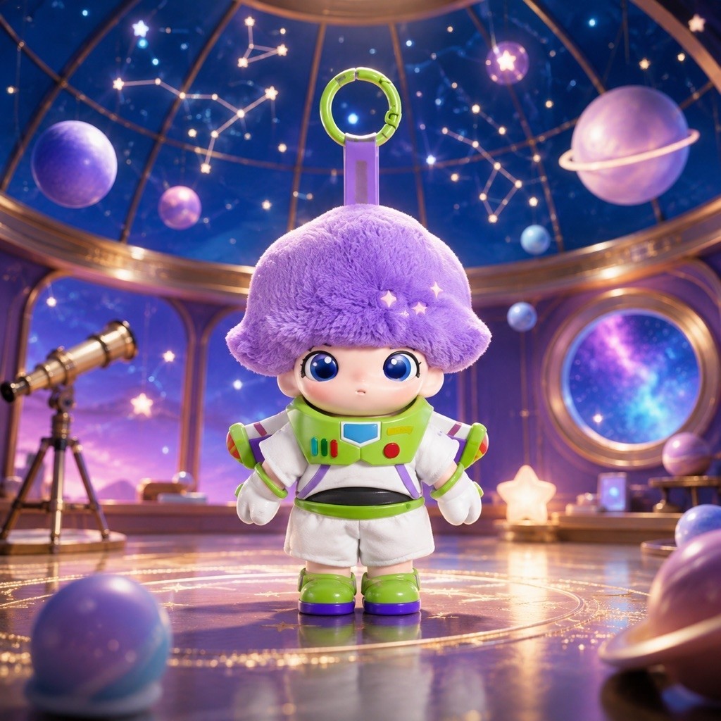 【ของแท้ 💯% Secret พวงกุญแจ BUZZ LIGHTYEAR| Figure Dimoo | DIMOO WORLD × PIXAR | Vinyl Plush Pendant 