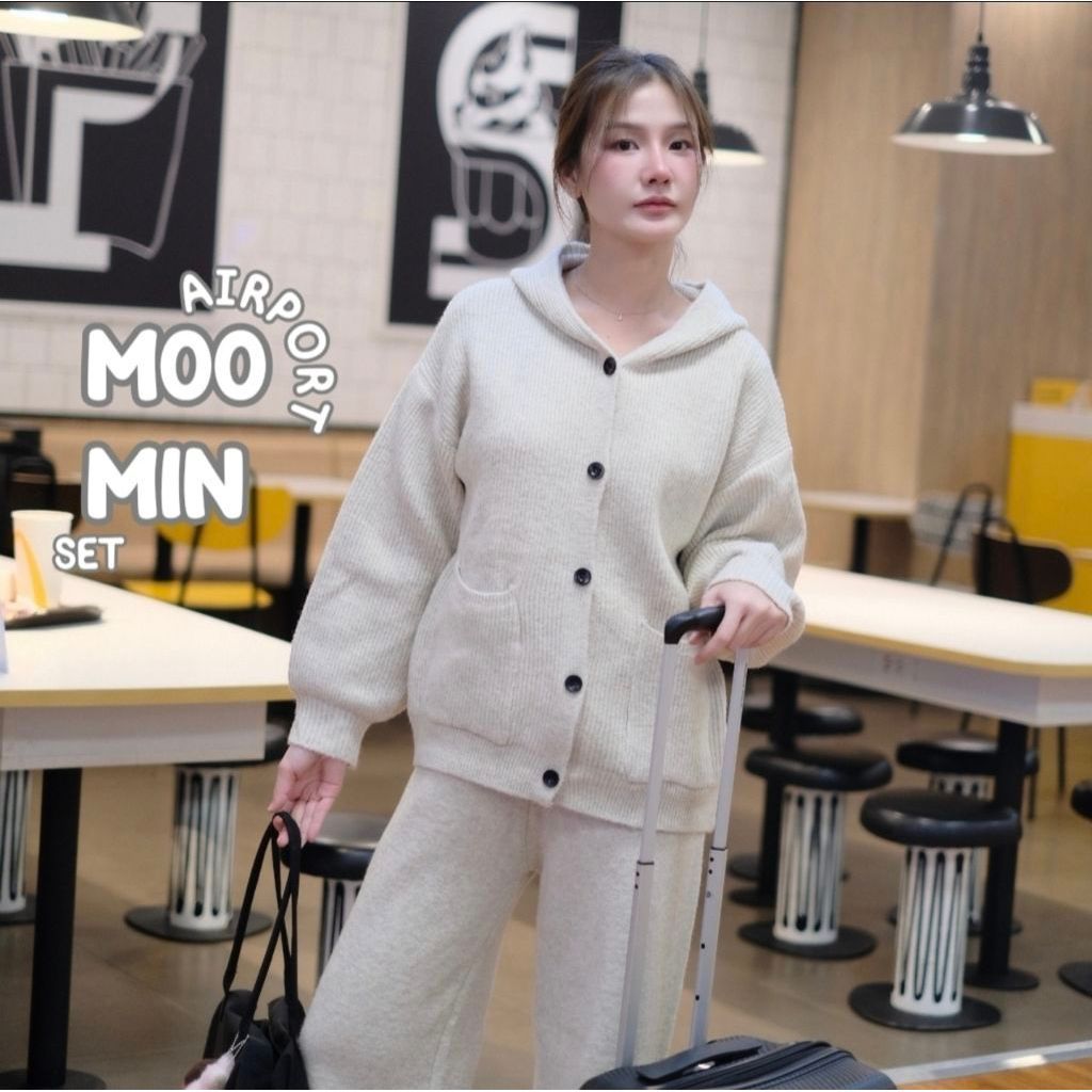 Airport Moomin Set ชุดเซ็ตไหมพรมขึ้นเครื่องบิน นุ่มอุ่น