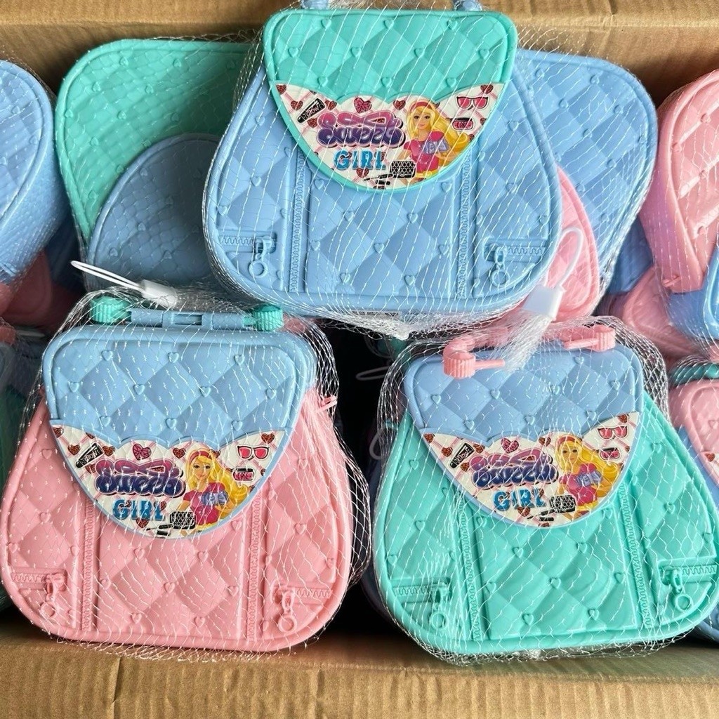 ของเล่น กระเป๋าน่ารัก ขนาด:14.5x16ซม.  คละสี ยกโหล12ชิ้น