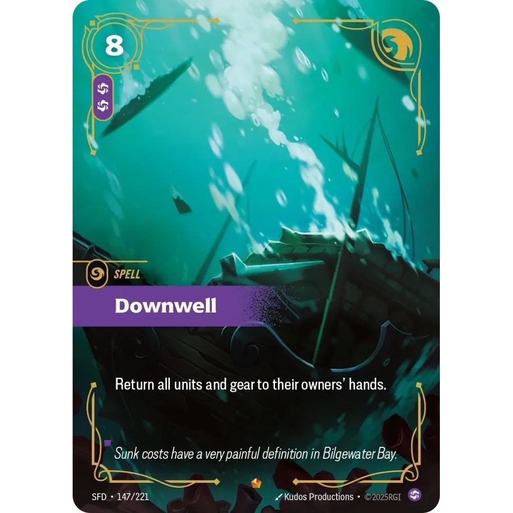 💯 พร้อมส่ง Downwell Riftbound Official TCG Riot TRADING CARD GAME
