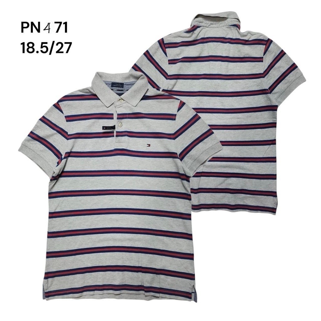 Tommy Hilfiger เสื้อโปโล ทอมมี่ ฮิลฟิกเกอร์ PN471