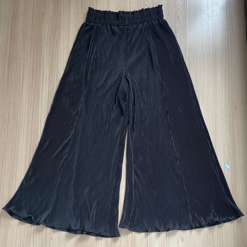 กางเกงMuenfunสีดำ(ส่งต่อLขึ้นไป)