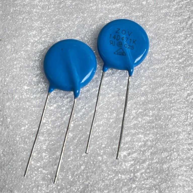(10ตัว) 14D471K แบรนด์ ZOV วาริสเตอร์ ป้องกันไฟเกิน 300VAC 14D471 14d471k Varistor ตัวกันไฟเกิน 300v