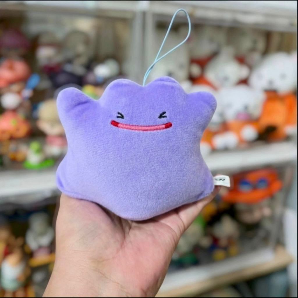 ตุ๊กตาเมตาม่อน metamon ditto โปเกม่อน pokemon Doll งานแท้ญี่ปุ่น ใหม่ป้ายห้อย