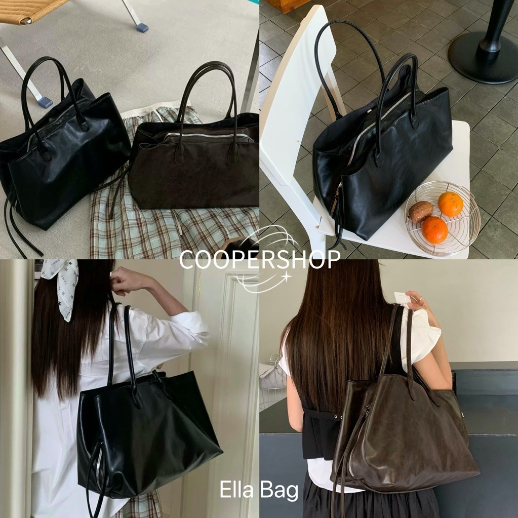 Coopershop | Ella Bag #พร้อมส่ง กระเป๋าสะพาย 3 ช่อง หนังPU 🧚🏻‍♀️🐈