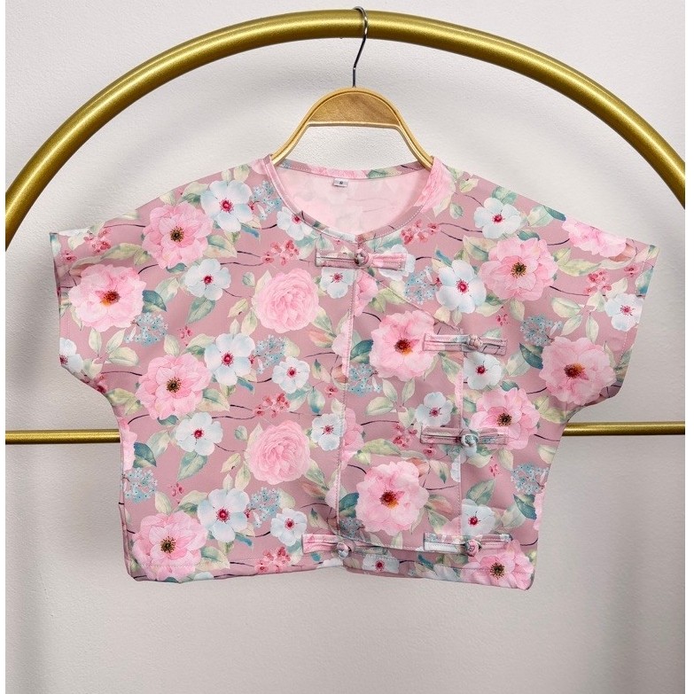 เสื้อแขนในตัวลายดอกสุดน่ารัก
