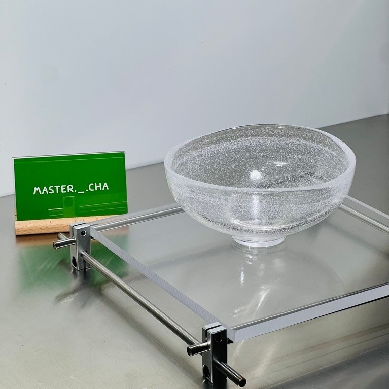 พร้อมส่ง ถ้วยมัทฉะแก้ว Frosted Bubble Glass Matcha Bowl | Chawan ถ้วยตีมัทฉะ ถ้วยตีชา อุปกรณ์ชงมัทฉะ